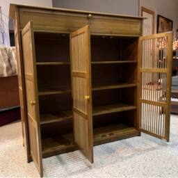 KORVIXA Bamboo Shoe Rack Cabinet in Brown - Size: 0.6m2 - thumbnail 3