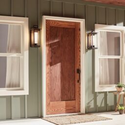 Netlighting South Hope 1 Light Medium Outdoor Wall Lantern Bronze IP44 E27 - thumbnail 5