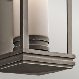 Netlighting South Hope 1 Light Medium Outdoor Wall Lantern Bronze IP44 E27 - thumbnail 3
