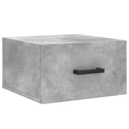 Berkfield Home Wall-mounted Bedside Cabinets 2 pcs Concrete Grey 35x35x20 cm - Size: 35 x 35 x 20 cm - thumbnail 5
