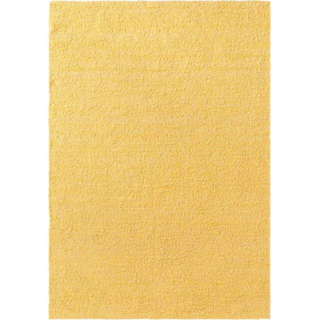 THE RUGS Ted Baker Portobello Handwoven Soft Plain Living Room Rug in Yellow - Size: 200 cm x 290 cm - image 1