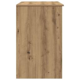 Berkfield Home Durable Desk Artisan Oak 86x49x76 cm Engineered Wood in Brown - Size: 86 x 49 x 76 cm - thumbnail 7