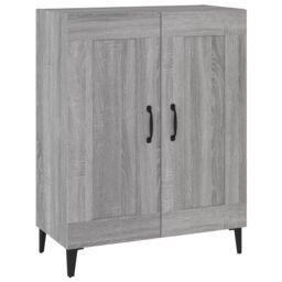 Berkfield Home Sideboard Grey Sonoma 69.5x34x90 cm Engineered Wood - thumbnail 2