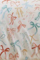 Fusion 'Evelyn' Bow Print Reversible Duvet Cover Set - Size: King - thumbnail 3