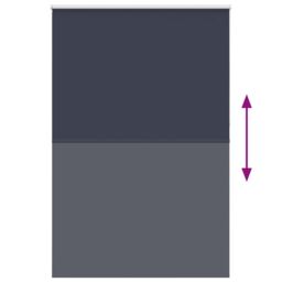 Berkfield Home Roller Blind Blackout Marine 145x230 cm Fabric Width 141.6 cm Polyester in Blue - thumbnail 5