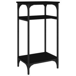 Berkfield Home Side Table Black 40x30x75 cm Engineered Wood - Size: 40 x 30 x 75 cm - thumbnail 3