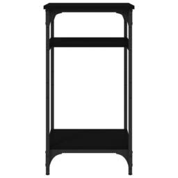Berkfield Home Side Table Black 40x30x75 cm Engineered Wood - Size: 40 x 30 x 75 cm - thumbnail 6