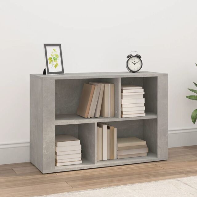 Berkfield Home Sideboard Concrete Grey 80x30x54 cm Engineered Wood - Size: 80 x 30 x 54 cm - image 1