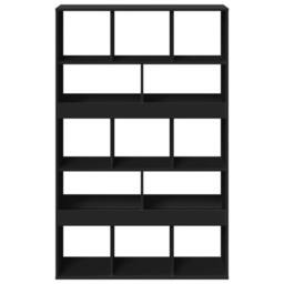 Berkfield Home Room Divider Black 100x33x156.5 cm Engineered Wood - thumbnail 4