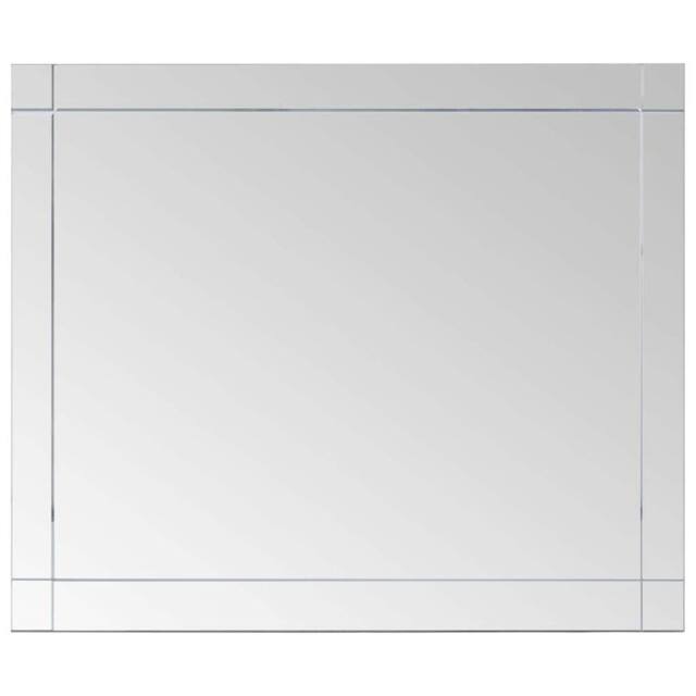 Berkfield Home Wall Mirror 80x60 cm Glass in Silver - image 1