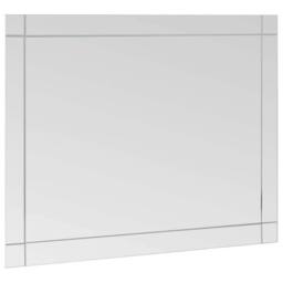 Berkfield Home Wall Mirror 80x60 cm Glass in Silver - thumbnail 3