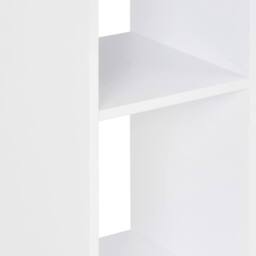 Berkfield Home Bar Table White & Anthracite Grey 60x60x110 cm - Size: 60 x 60 x 110 cm - thumbnail 5