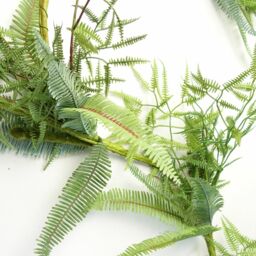 Leaf 180cm Artificial Trailing Hanging Fern Garland Plant Realistic in Green - thumbnail 4