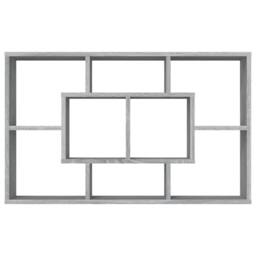 Berkfield Home Wall Shelf Grey Sonoma 85x16x52.5 cm Engineered Wood - thumbnail 5