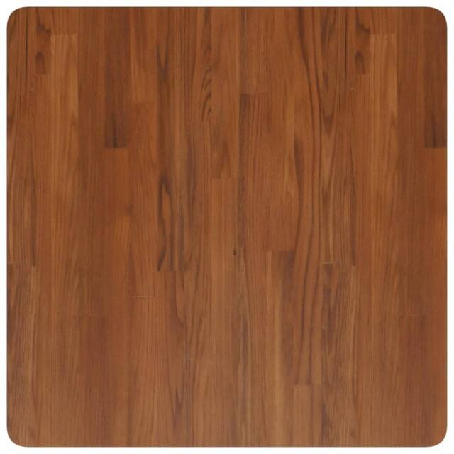 Berkfield Home Square Table Top Dark Brown 70x70x4cm Treated Solid Wood Oak - Size: 70 x 70 x 4 cm - image 1