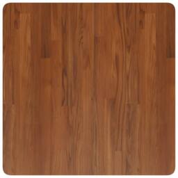 Berkfield Home Square Table Top Dark Brown 70x70x4cm Treated Solid Wood Oak - Size: 70 x 70 x 4 cm - thumbnail 1