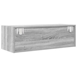 Berkfield Home TV Cabinet Grey Sonoma 80x31x25.5 cm Engineered Wood - thumbnail 8