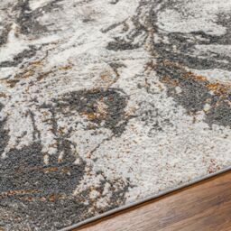 Livabliss San Francisco-Abstract Blue Grey Yellow Green Black Modern Marble Living Rug in Dark Brown - Size: 160 cm x 215 cm - thumbnail 7