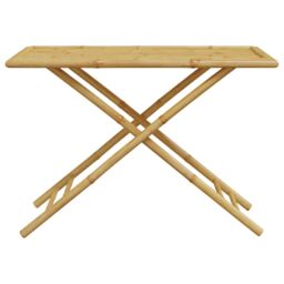 Berkfield Home 5 Piece Garden Dining Set Bamboo in Brown - thumbnail 5
