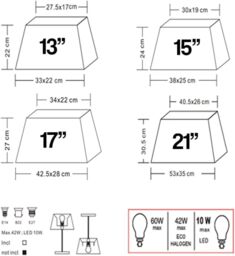 "K LIVING KLIVING 17"" Modern White Rectangle Light Shade for Ceiling Pendant - Size: 17 inches" - thumbnail 3