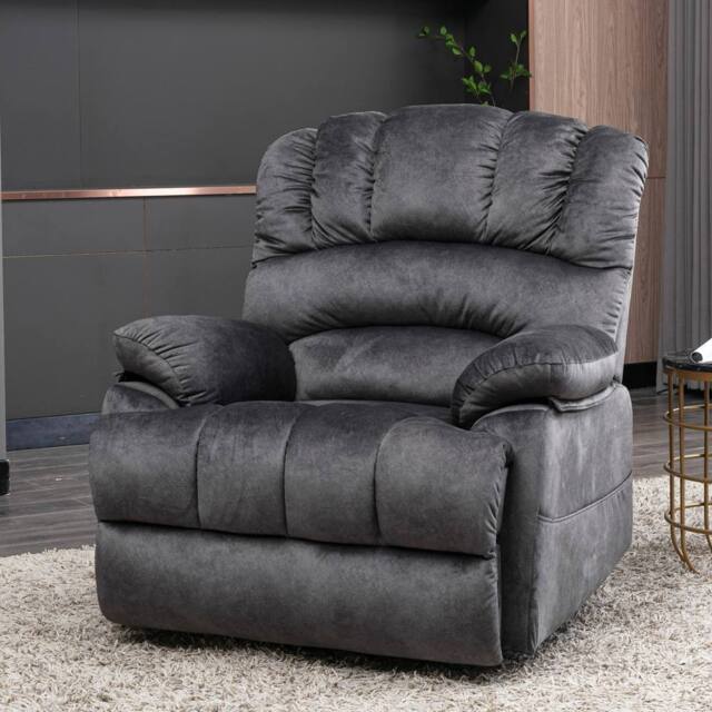 Matteo Electric Power Lift Recliner Armchair, Massage & Heat, Grey - image 1