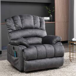 Matteo Electric Power Lift Recliner Armchair, Massage & Heat, Grey - thumbnail 2