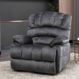Matteo Electric Power Lift Recliner Armchair, Massage & Heat, Grey - thumbnail 1