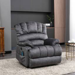 Matteo Electric Power Lift Recliner Armchair, Massage & Heat, Grey - thumbnail 7