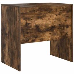 Berkfield Home Modern Desk Smoked Oak 80x50x76 cm Engineered Wood in Brown - Size: 80 x 50 x 76 cm - thumbnail 7