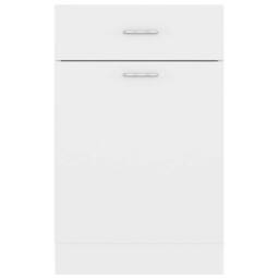 Berkfield Home Durable Drawer Bottom Cabinet White 50x46x81.5 cm Engineered Wood - thumbnail 8