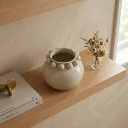 Garden Greatness Botanical Bouly Vase Decoration in Stone - Size: 1 Pack - thumbnail 2