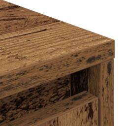 Berkfield Home Cabinet with Drawer Old Wood 55.5x34x119.5 cm Engineered Wood in Brown - thumbnail 9
