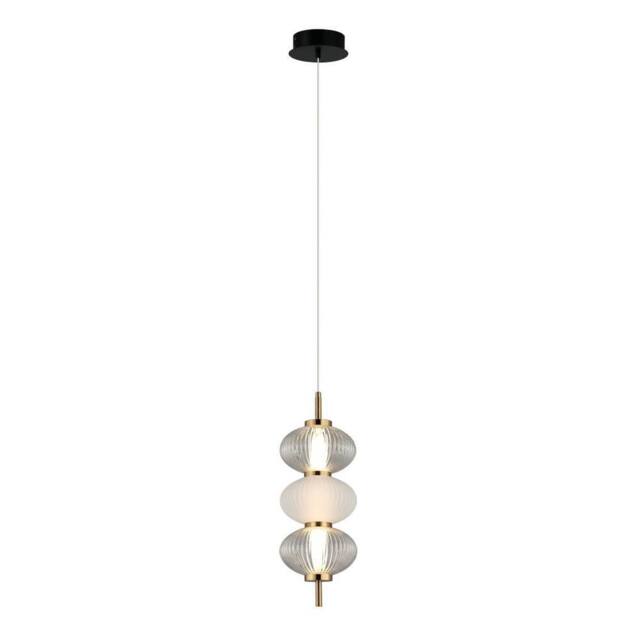 Netlighting Testa Triple Slim Pendant Ceiling Light Black White 3000K Warm White - image 1