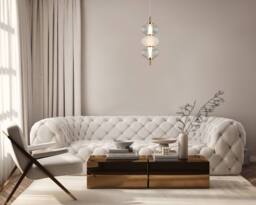 Netlighting Testa Triple Slim Pendant Ceiling Light Black White 3000K Warm White - thumbnail 2