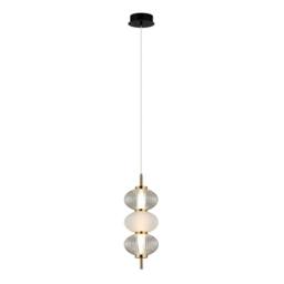 Netlighting Testa Triple Slim Pendant Ceiling Light Black White 3000K Warm White - thumbnail 1