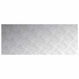 Berkfield Home Aluminum Checker Plates 4 pcs Anti-Slip 100x40 cm in Grey - Size: Medium - thumbnail 5