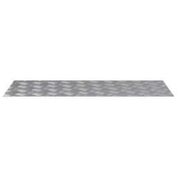 Berkfield Home Aluminum Checker Plates 4 pcs Anti-Slip 100x40 cm in Grey - Size: Medium - thumbnail 4