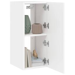 Berkfield Home TV Wall Cabinet with LED Lights White 30.5x35x70 cm - thumbnail 7