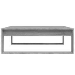 Berkfield Home Coffee Table Grey Sonoma 100x100x35 cm Engineered Wood - Size: 100 x 100 x 35 cm - thumbnail 6