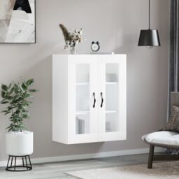 Berkfield Home Wall Mounted Cabinet White 69.5x34x90 cm Engineered Wood - thumbnail 3
