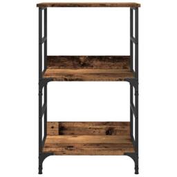 Berkfield Home Book Cabinet Old Wood 50x33x82 cm Engineered Wood in Brown - Size: 50 x 33 x 82 cm - thumbnail 4