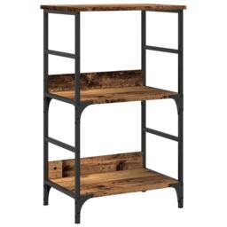 Berkfield Home Book Cabinet Old Wood 50x33x82 cm Engineered Wood in Brown - Size: 50 x 33 x 82 cm - thumbnail 1