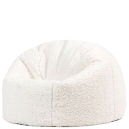 icon Cuddle Cushion & Kids Kingston Teddy Berber Classic Bean Bag in Natural - thumbnail 4