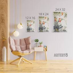 "Artery8 The German Babylon Novel Advert Canvas Wall Art Print Lautrec in White - Size: W18"" x H24""" - thumbnail 4