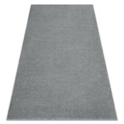 RugsX Wall-To-Wall Moorland Rug in Grey - Size: 100 cm x 250 cm - thumbnail 1