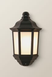 ValueLights Wiltshire Black Outdoor Wall Lantern - thumbnail 3