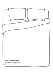 Neel Blue 300TC Cotton Duvet Cover Set with 2 Pillowcases, White Satin Stripe, Super King, 220cm x 260cm - Size: Super King - thumbnail 2