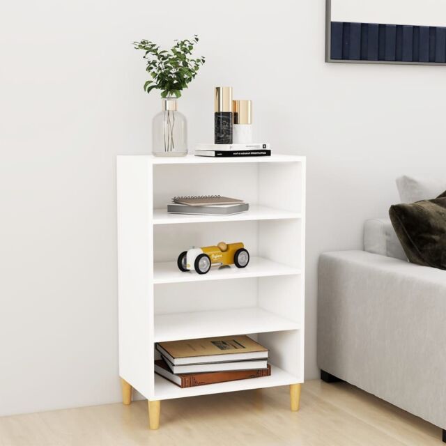 Berkfield Home Sideboard White 57x35x90 cm Engineered Wood - Size: 57 x 35 x 90 cm - image 1