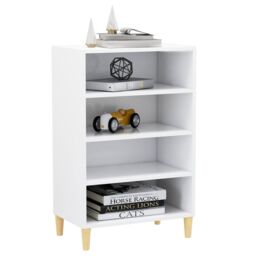 Berkfield Home Sideboard White 57x35x90 cm Engineered Wood - Size: 57 x 35 x 90 cm - thumbnail 3