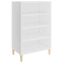 Berkfield Home Sideboard White 57x35x90 cm Engineered Wood - Size: 57 x 35 x 90 cm - thumbnail 2